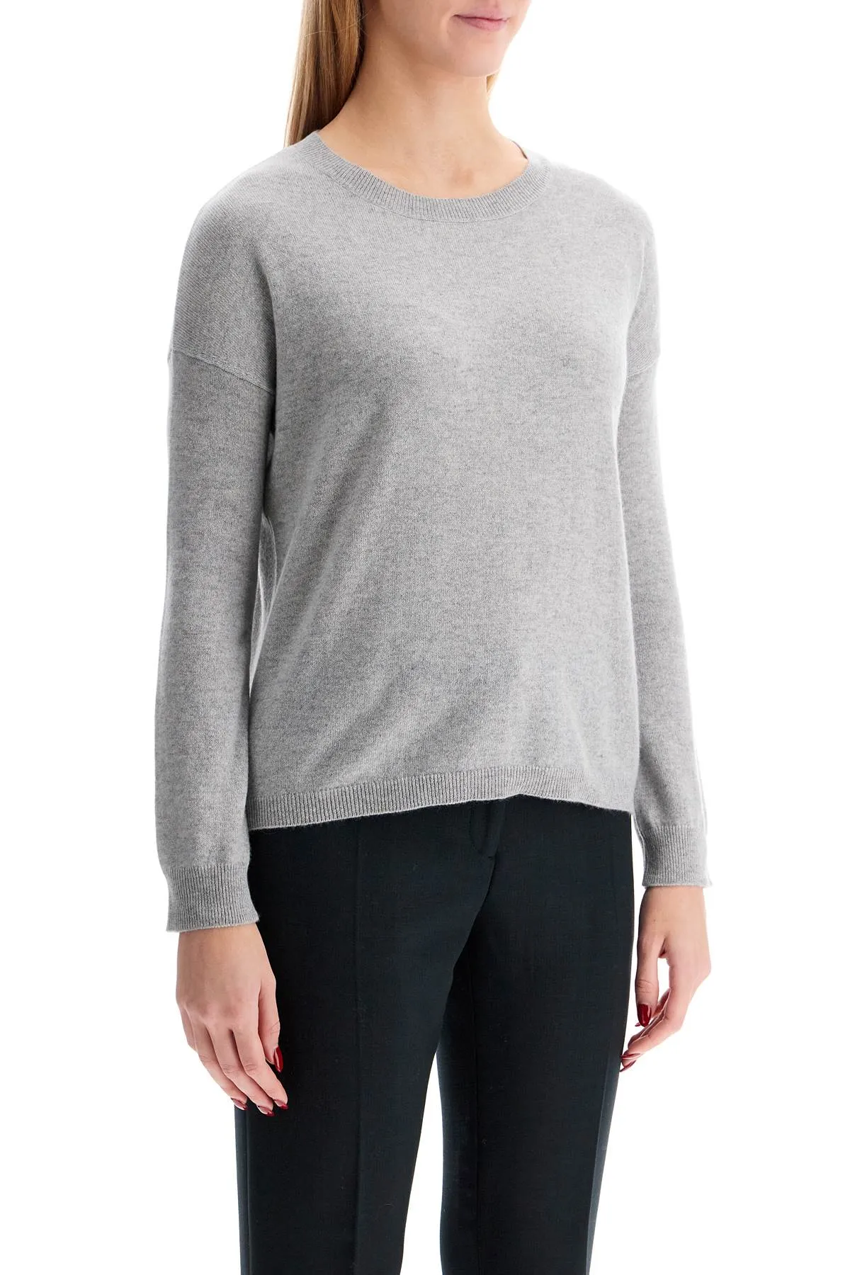 dea cashmere crewneck pul 2023092 DOVE GREY