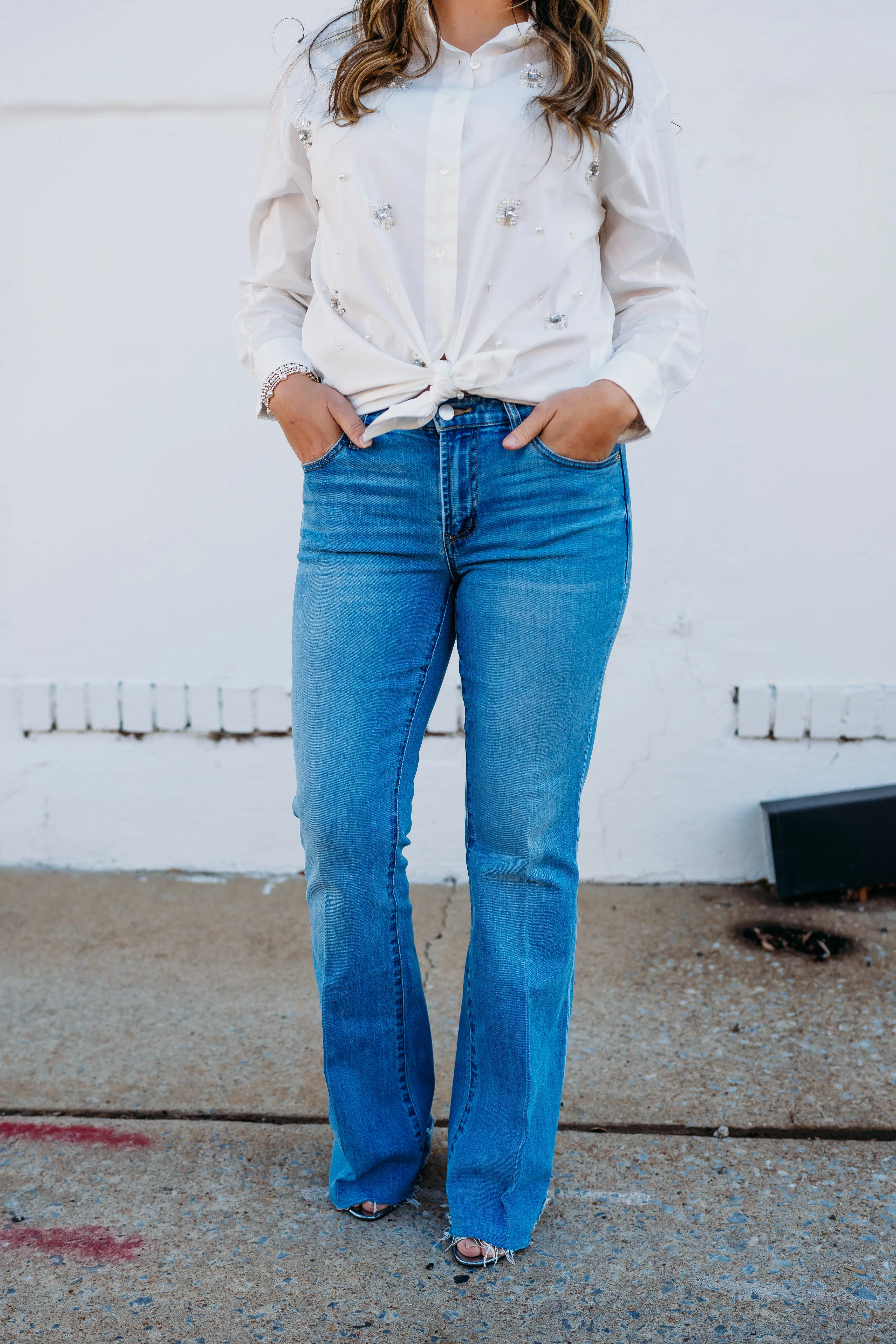 Dear John: Lola Blouse in Off White