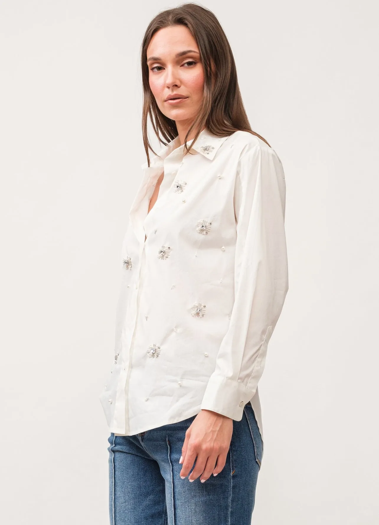 Dear John: Lola Blouse in Off White