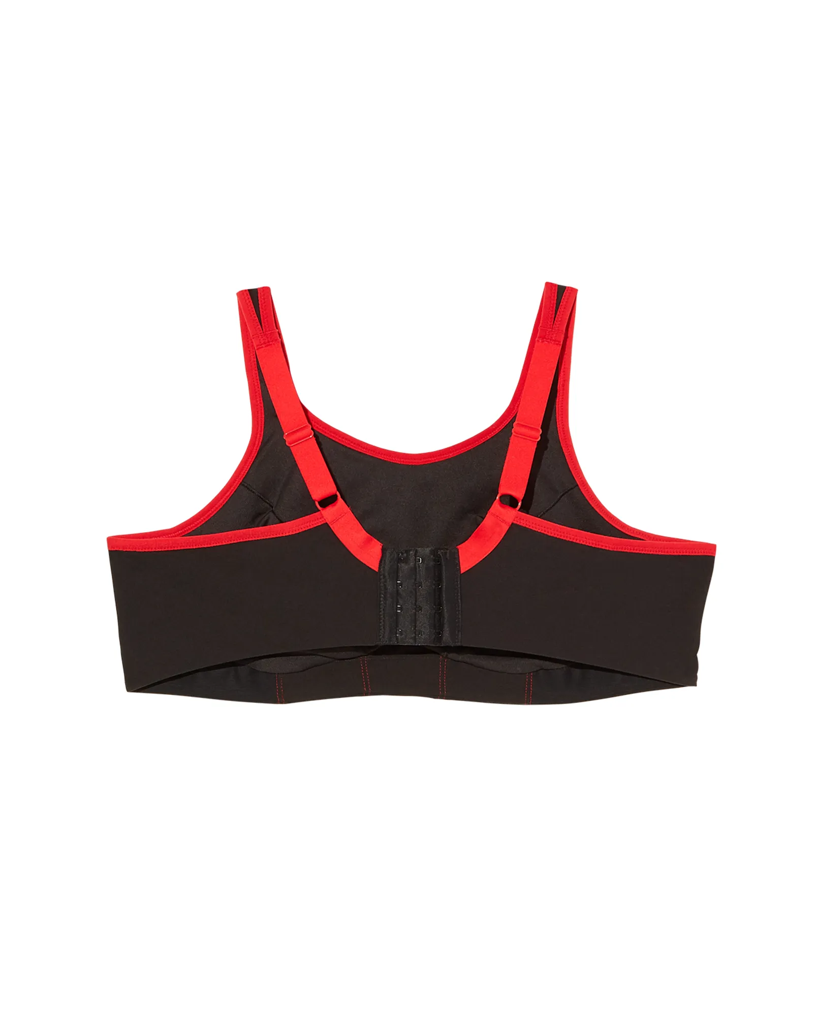 Detroit Sports Bra | Black / Red