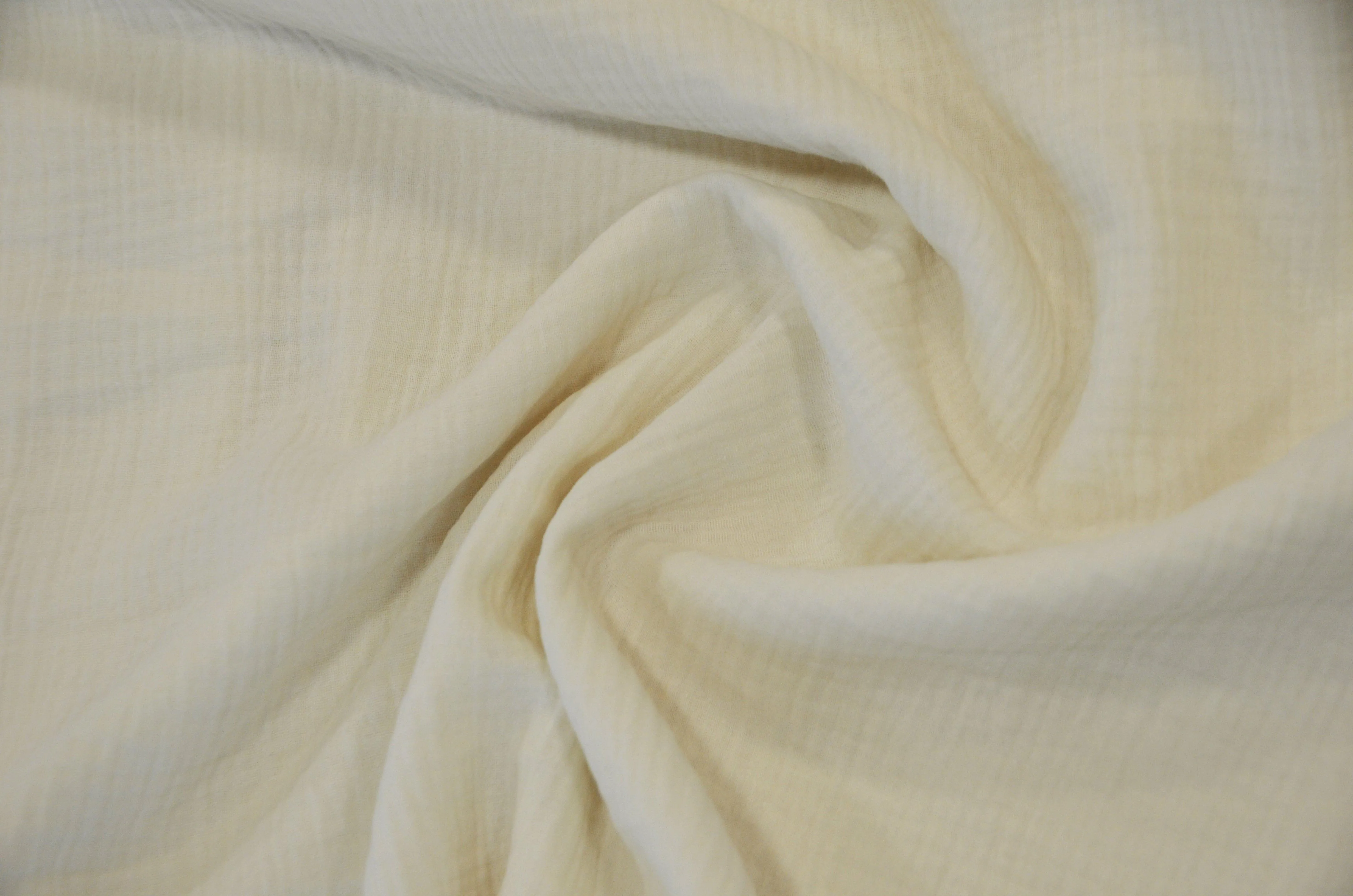 Double Layer Cotton Gauze Fabric | Soft Double Layer Muslin | 48" Wide | Double Cotton Gauze Fabric |