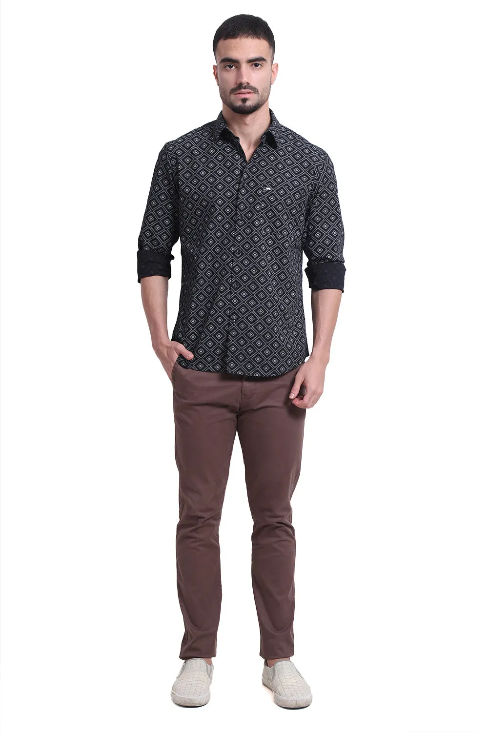 Drift Fit Cotton Stretch Trouser