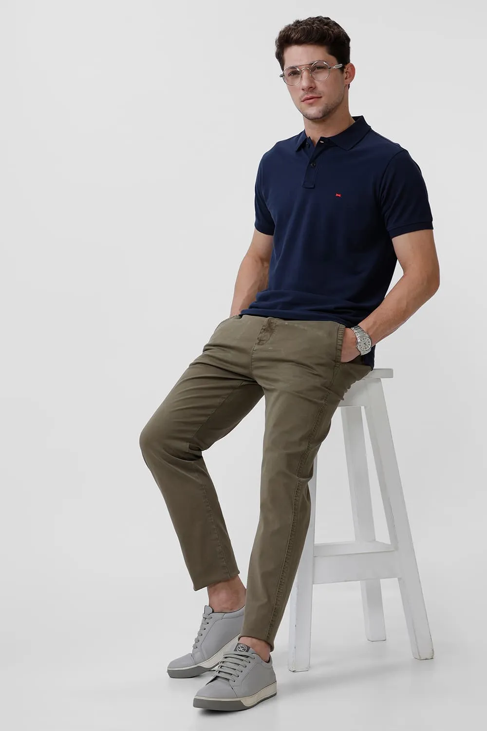 Drift Fit Cotton Stretch Trouser
