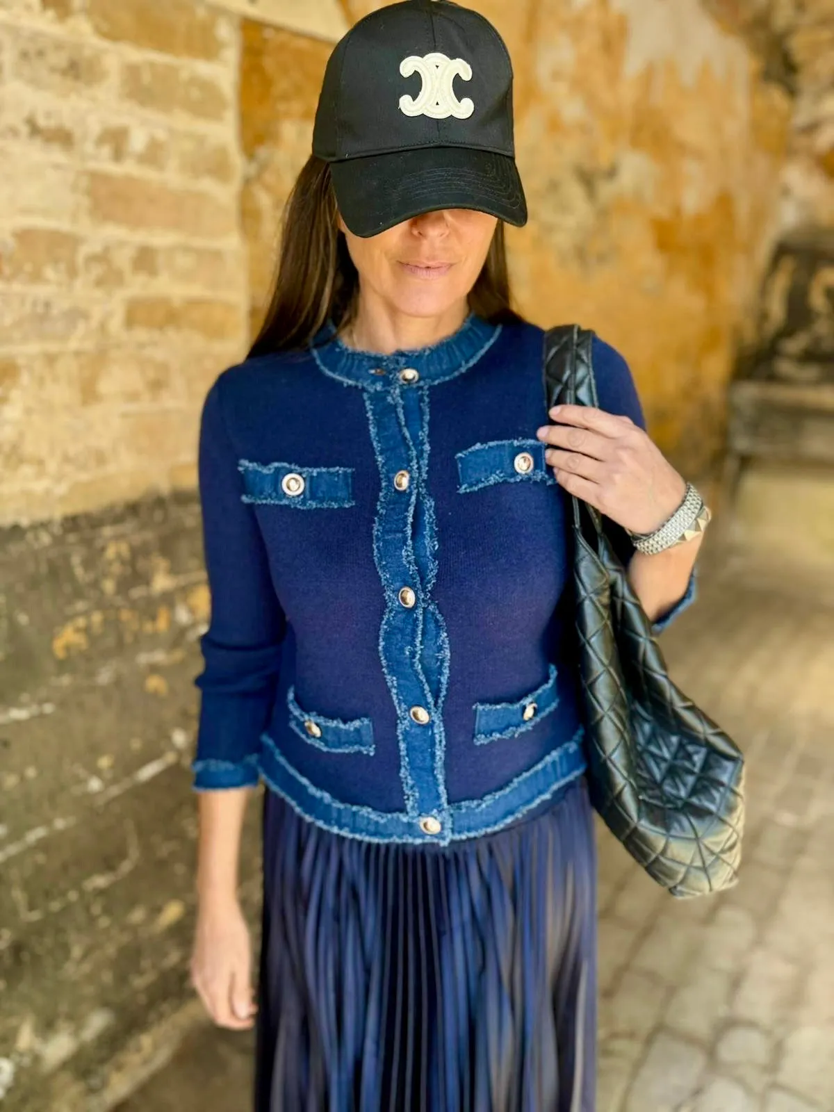 Dune Knitted Jacket Navy