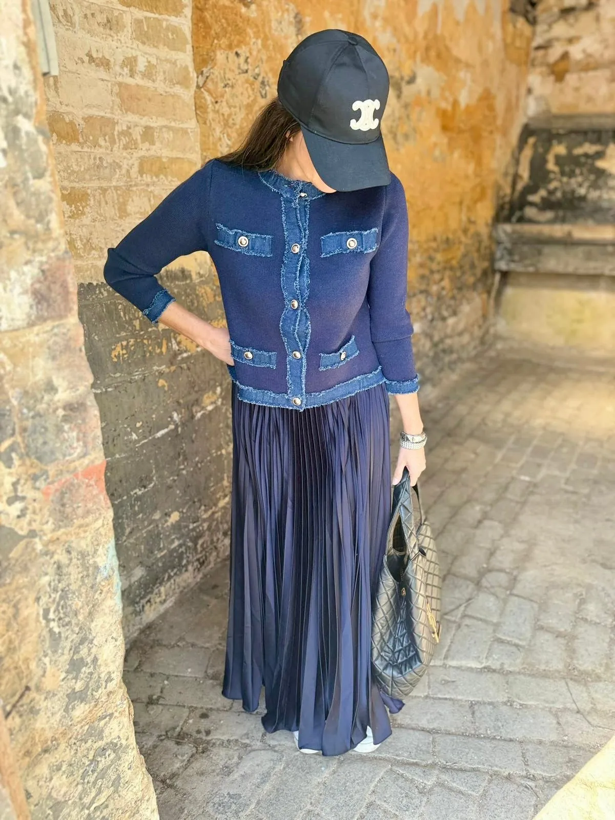 Dune Knitted Jacket Navy