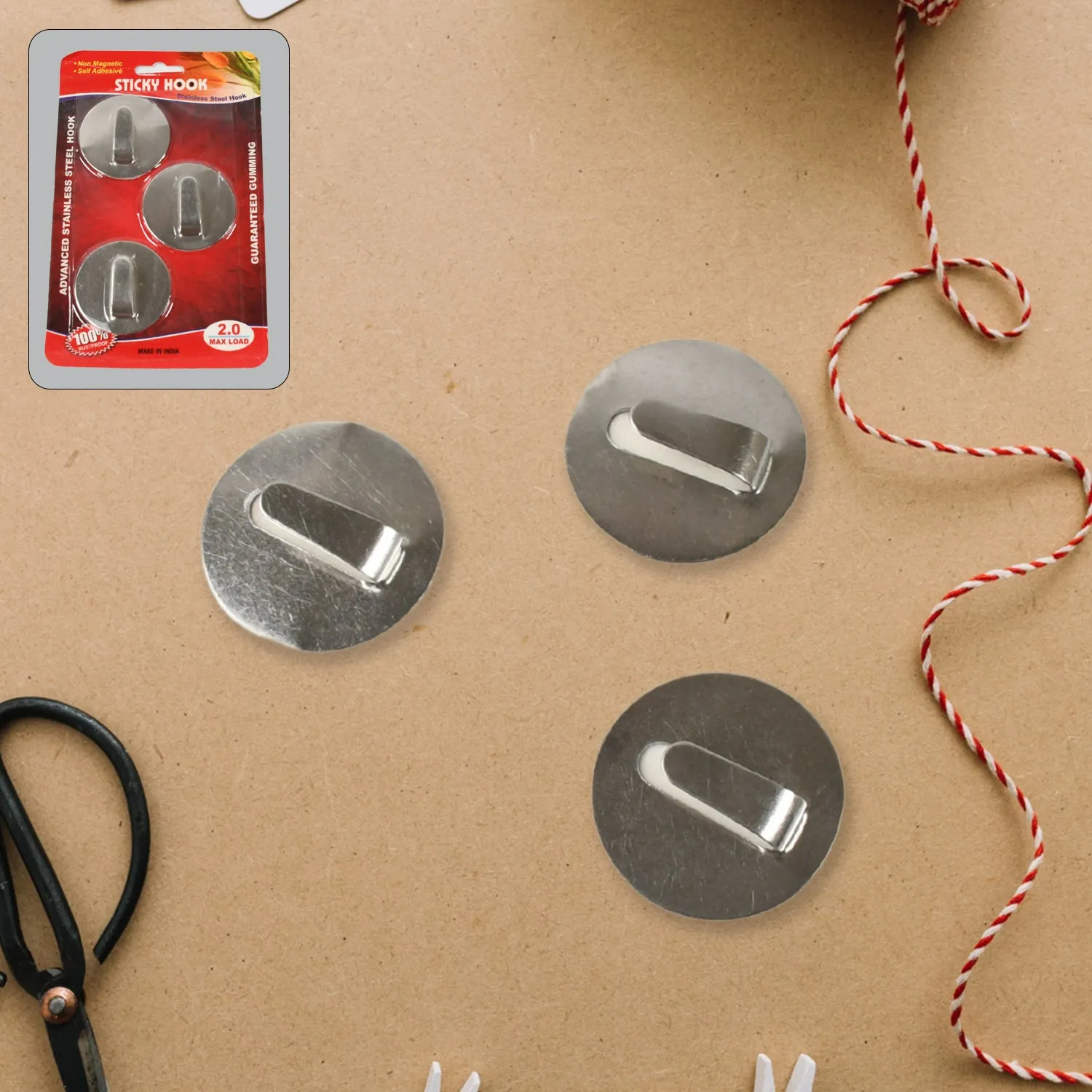 Durable Wall Hooks for Hanging Towels, Coats, and More