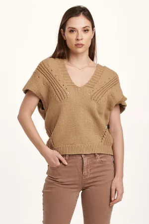 EMIRA CROCHET HOODIE SAHARA