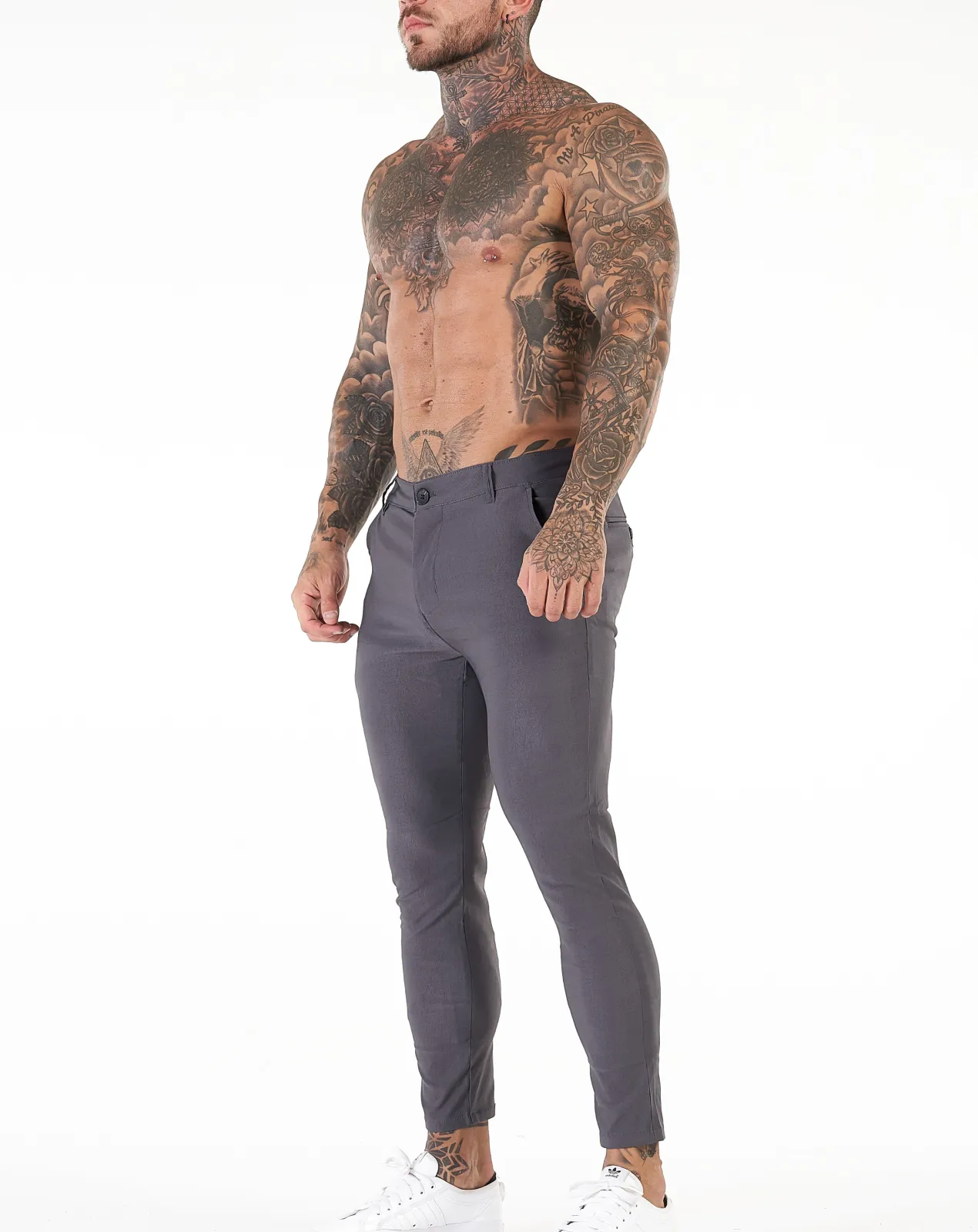 ENZO TROUSERS | GREY
