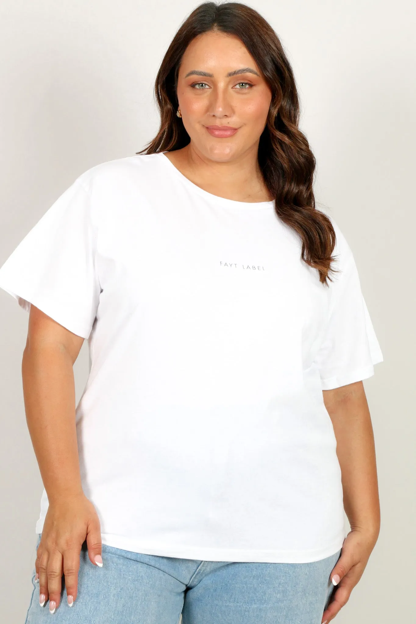 FAYT ESSENTIAL TEE WHITE