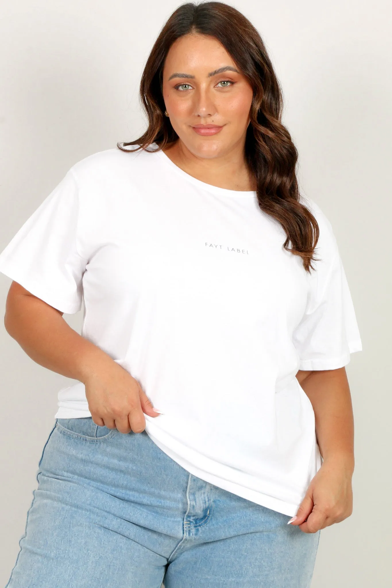 FAYT ESSENTIAL TEE WHITE