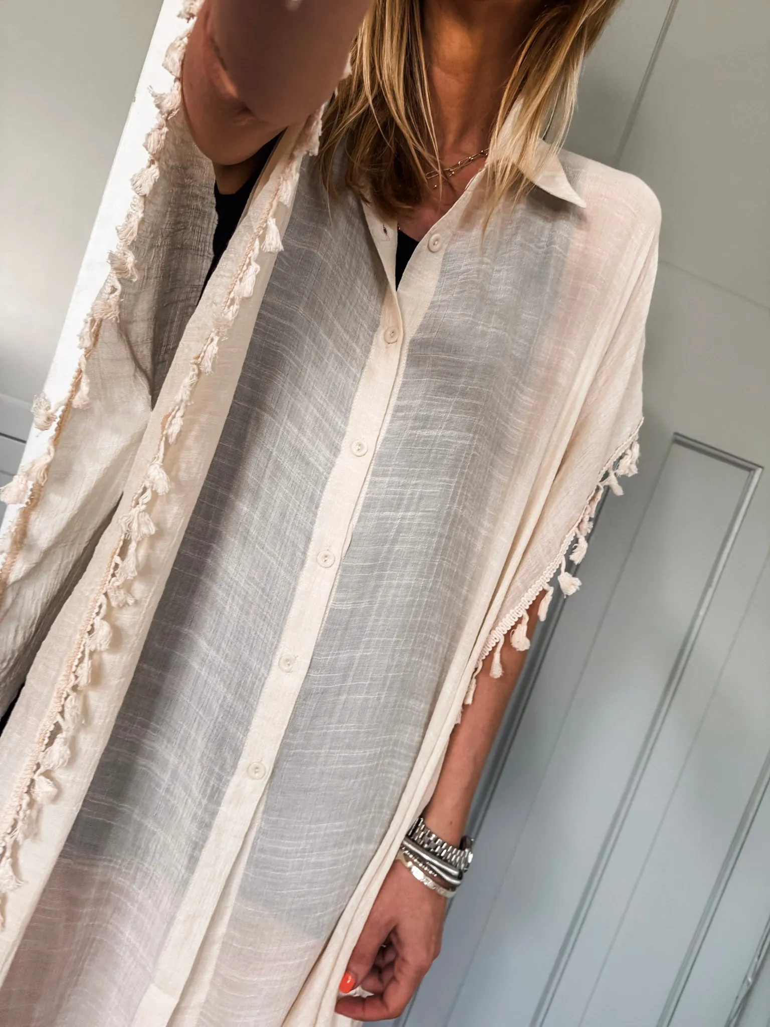 Fringed Beach Shirt