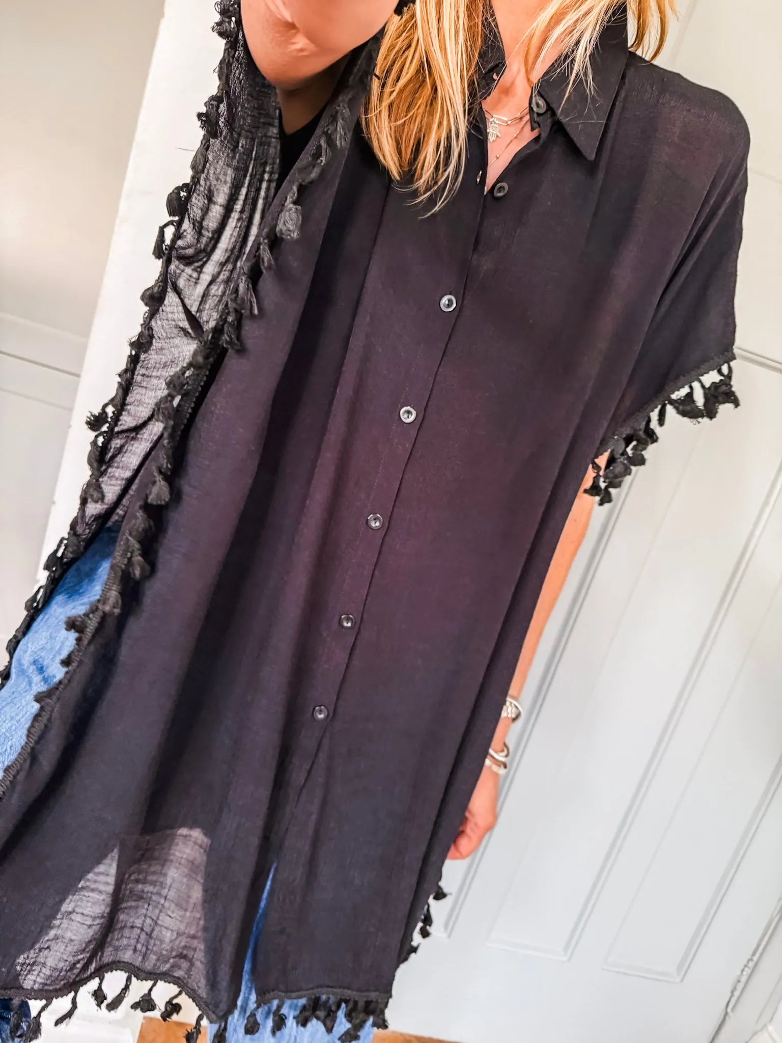 Fringed Beach Shirt