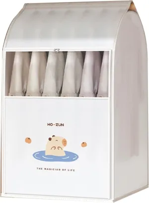 Garment Bag, Clothes Covers Protecting Dusts, with Clear EVA Window and Zipper Opening, Suitable for Hanging Shirts, Jackets(60x60x120cm x24x47in)