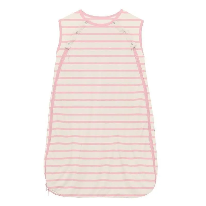 Girl's Print Bamboo Fluffle Sleeping Bag - Lotus Sweet Stripe