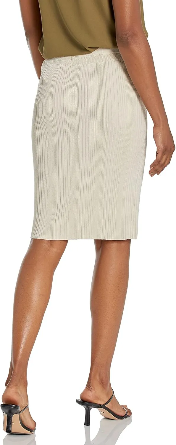 GUESS Women's Essential Alcosta Rib Mapped Skirt