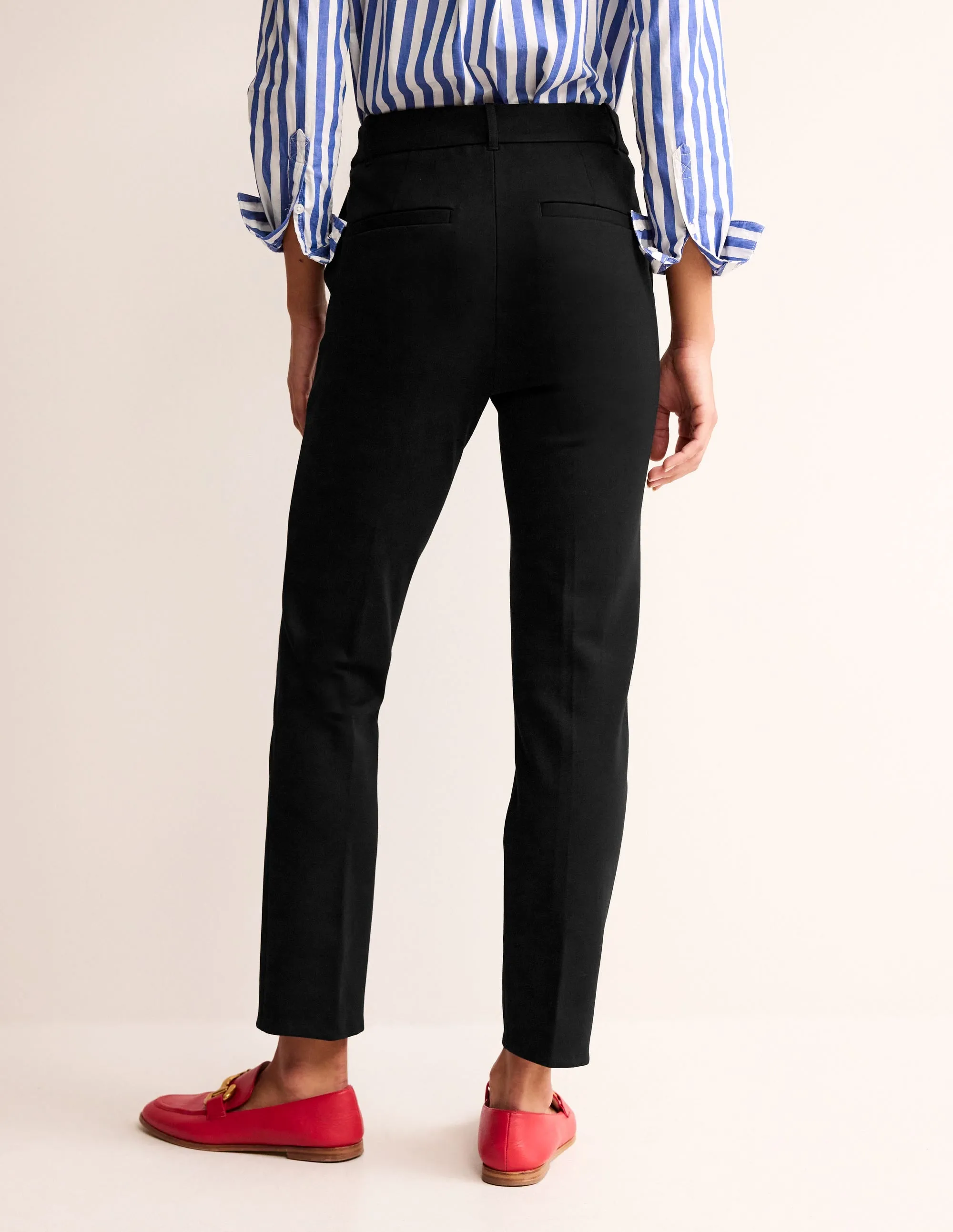 Highgate Bi-Stretch Trousers-Black