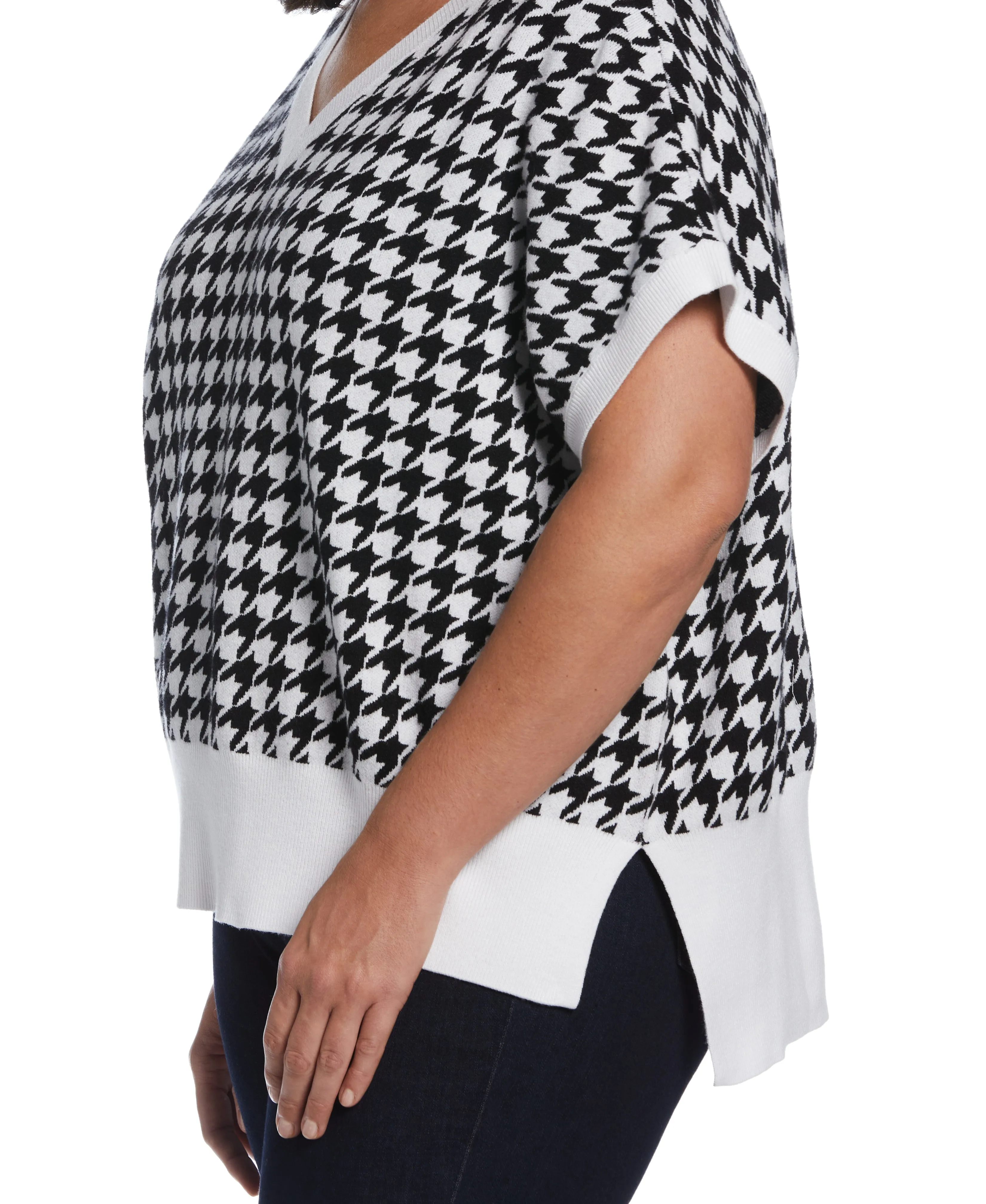 Houndstooth Sweater Vest