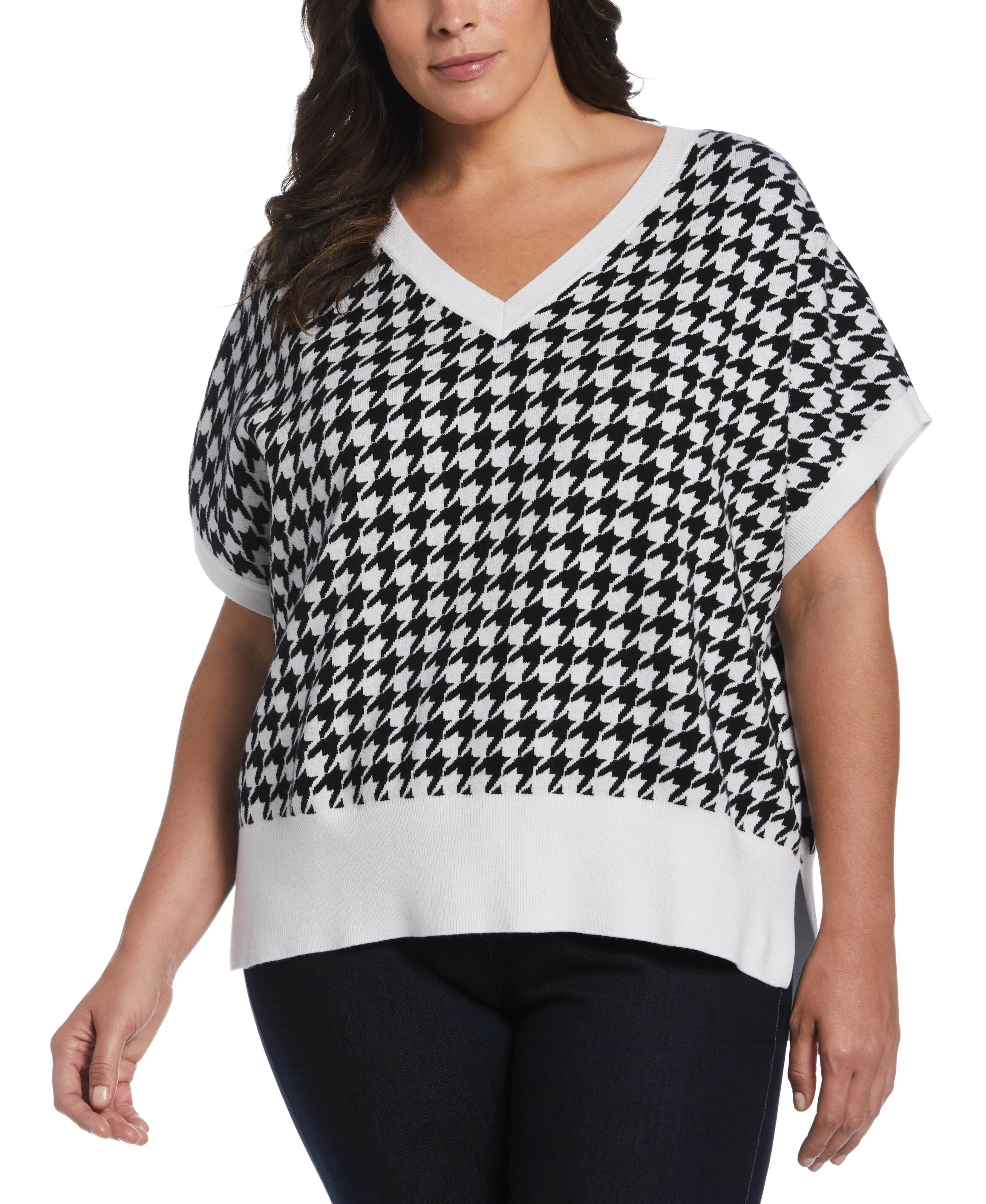 Houndstooth Sweater Vest