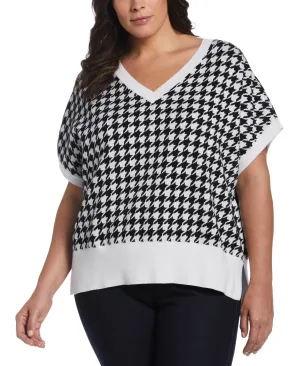 Houndstooth Sweater Vest