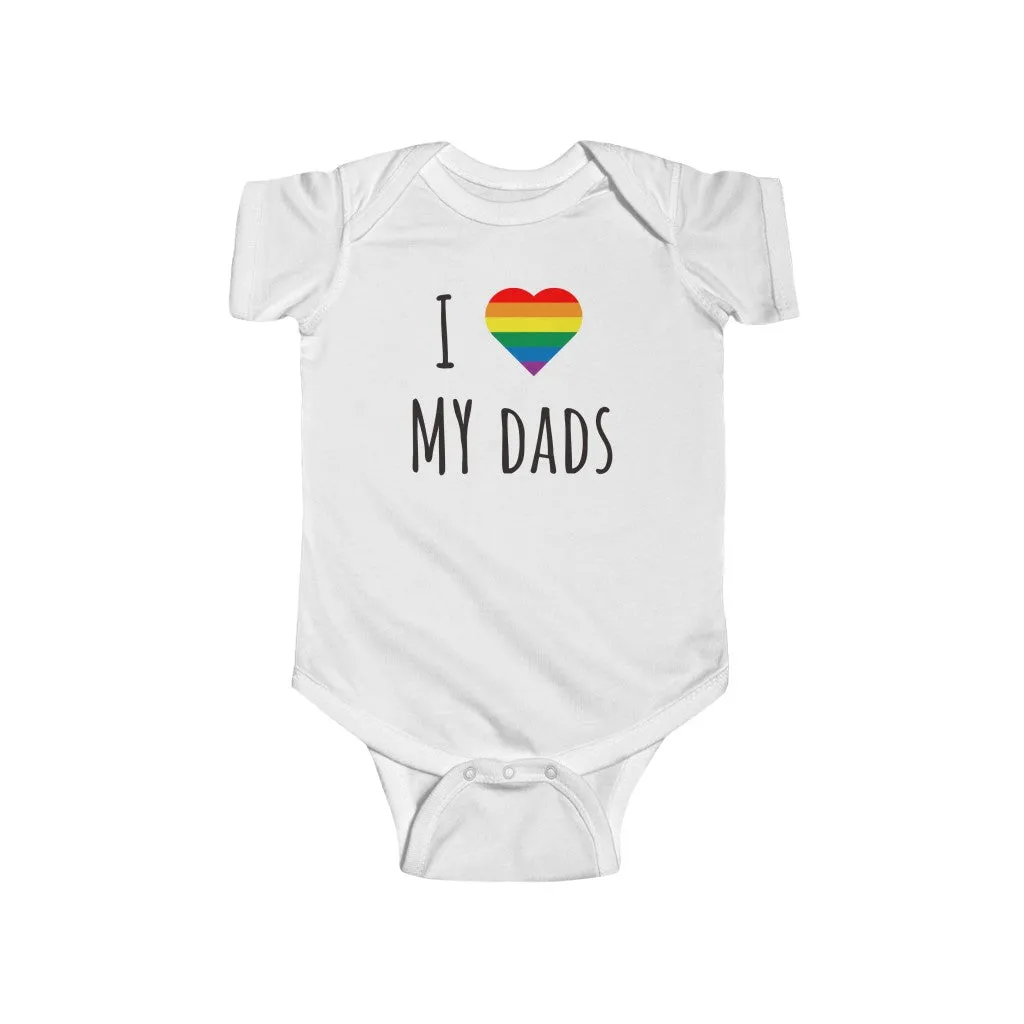 I Love My Dads | Baby Pride Bodysuit