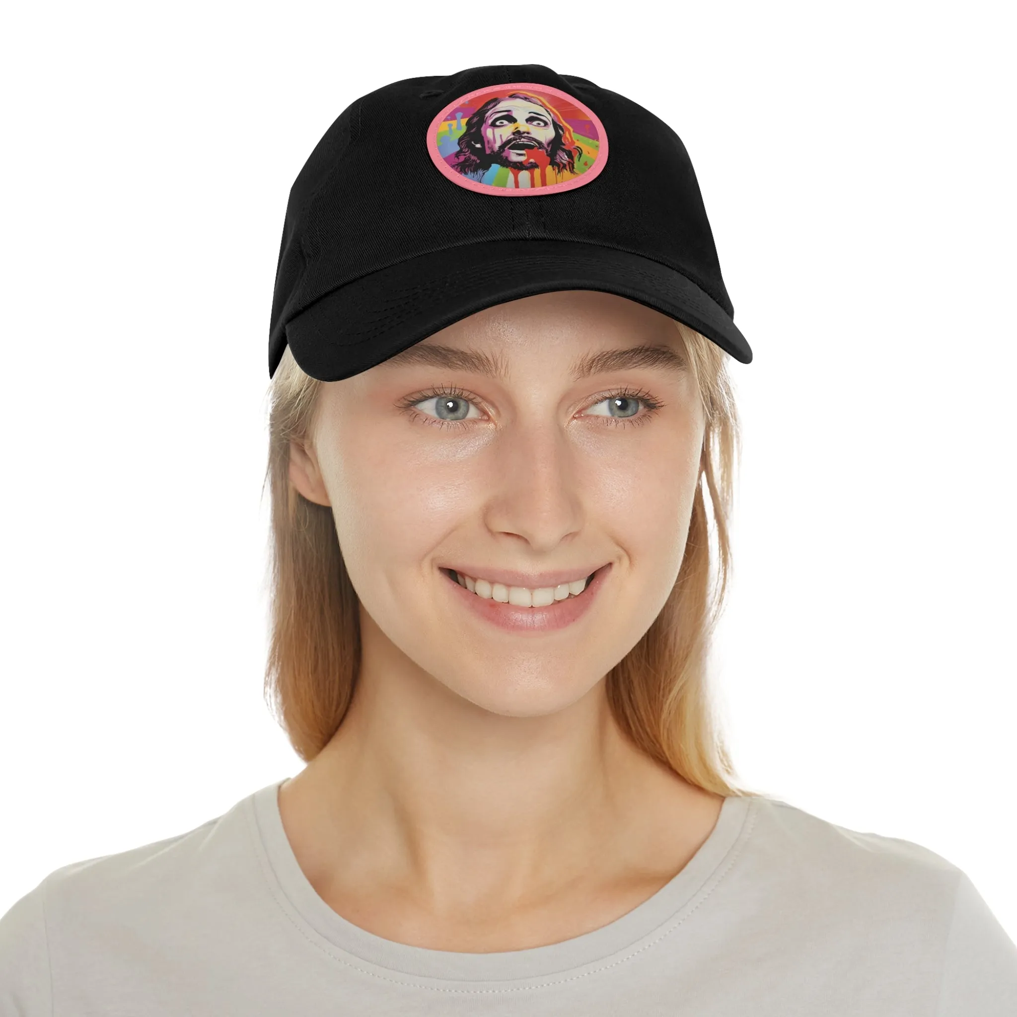 Jesu Christ Dad Hat Leather Patch V3