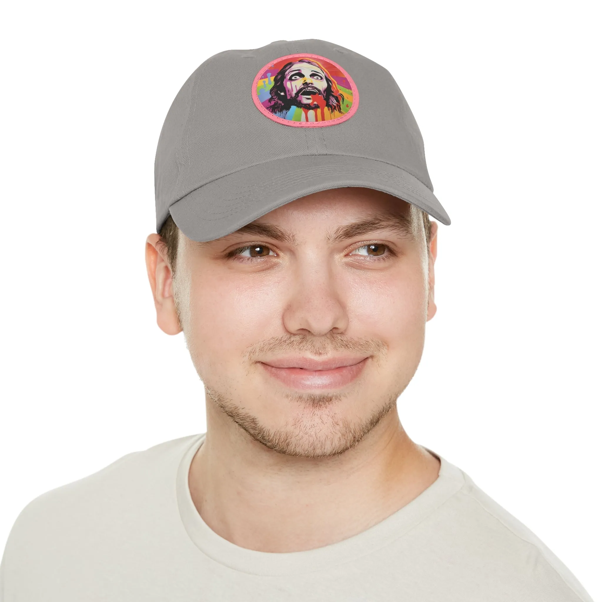 Jesu Christ Dad Hat Leather Patch V3