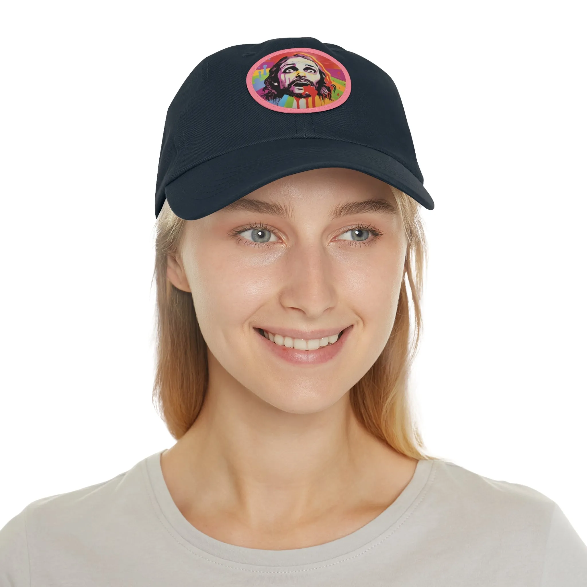 Jesu Christ Dad Hat Leather Patch V3