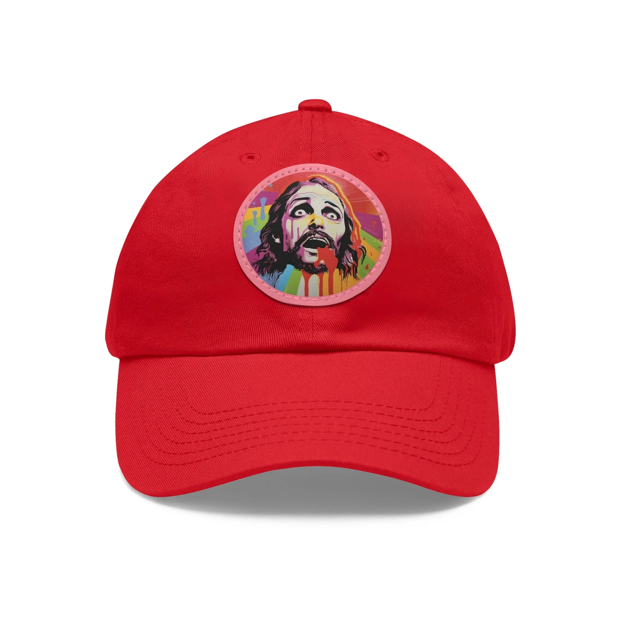 Jesu Christ Dad Hat Leather Patch V3