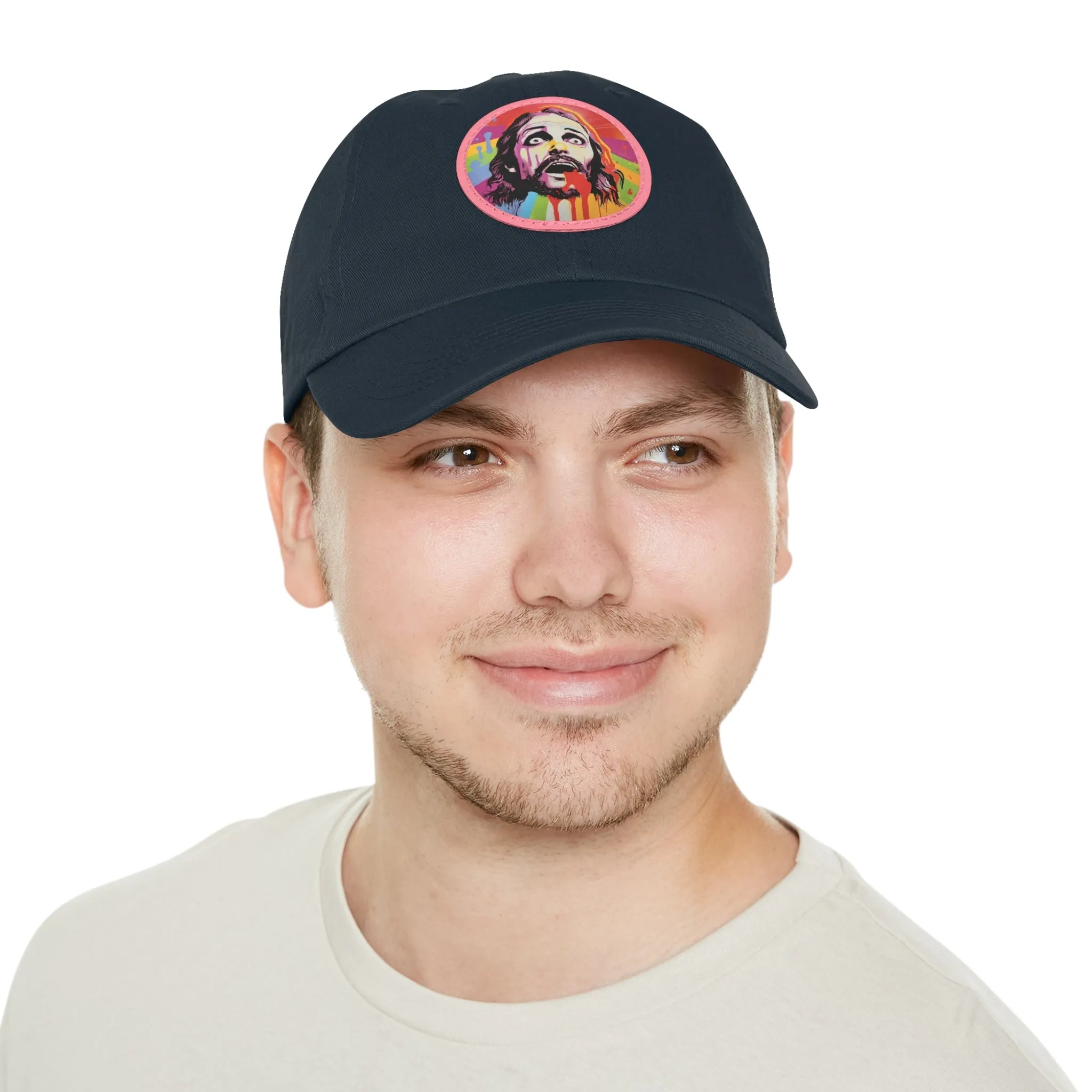 Jesu Christ Dad Hat Leather Patch V3