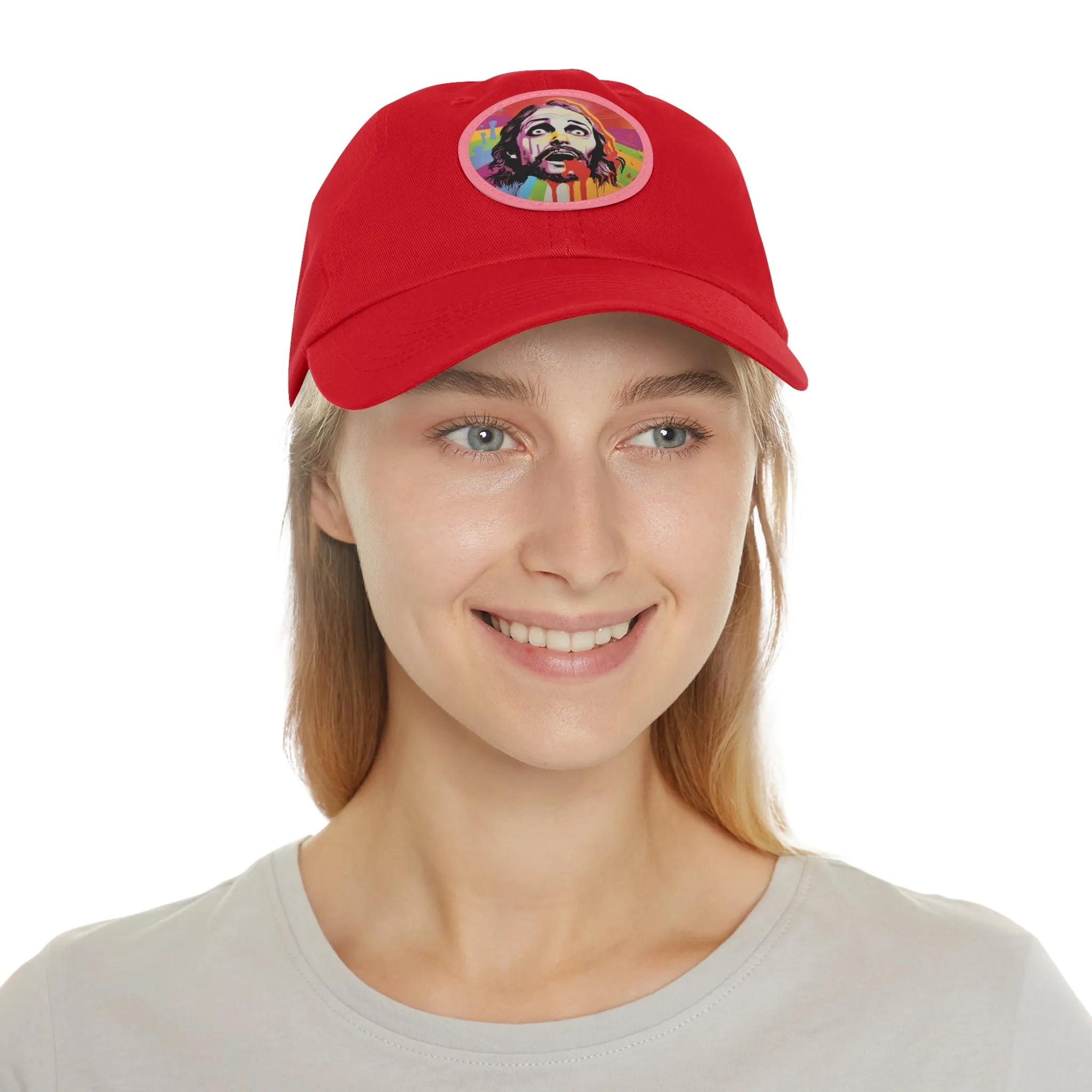 Jesu Christ Dad Hat Leather Patch V3