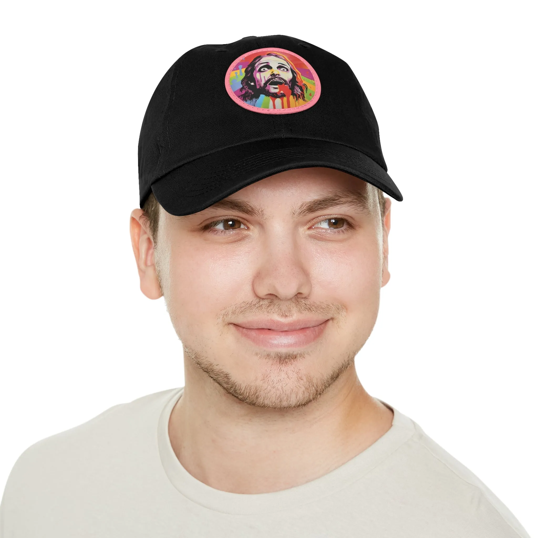 Jesu Christ Dad Hat Leather Patch V3