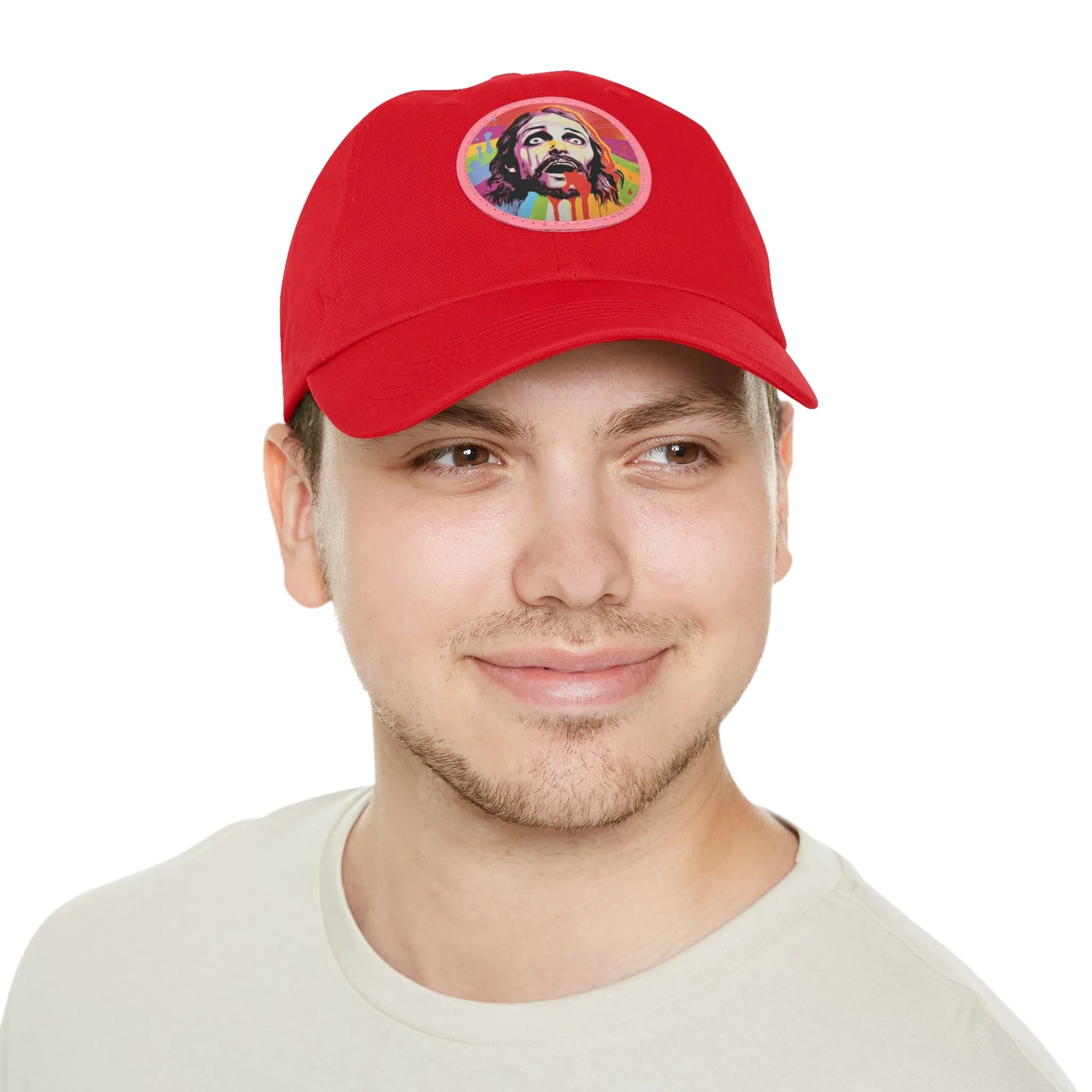 Jesu Christ Dad Hat Leather Patch V3