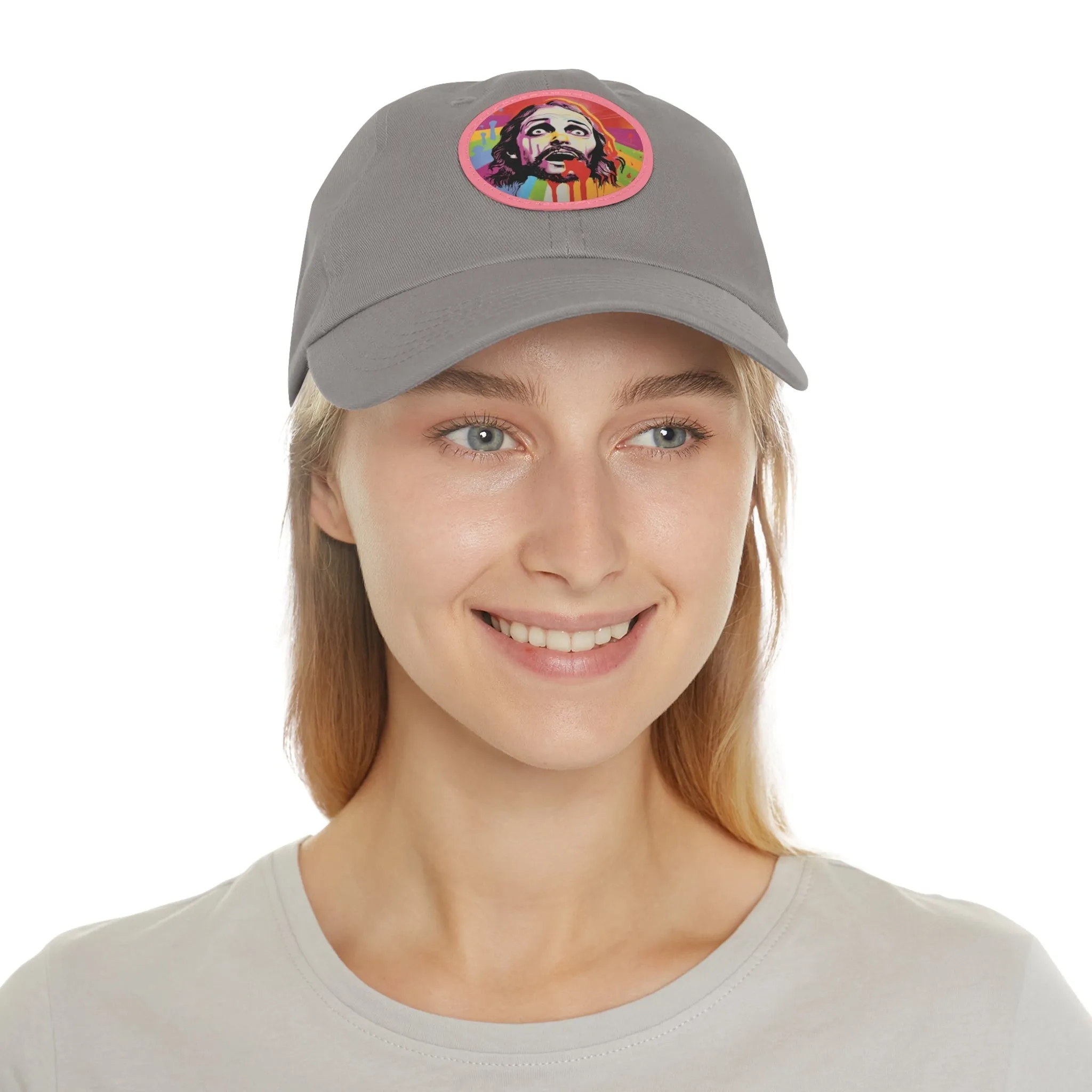Jesu Christ Dad Hat Leather Patch V3