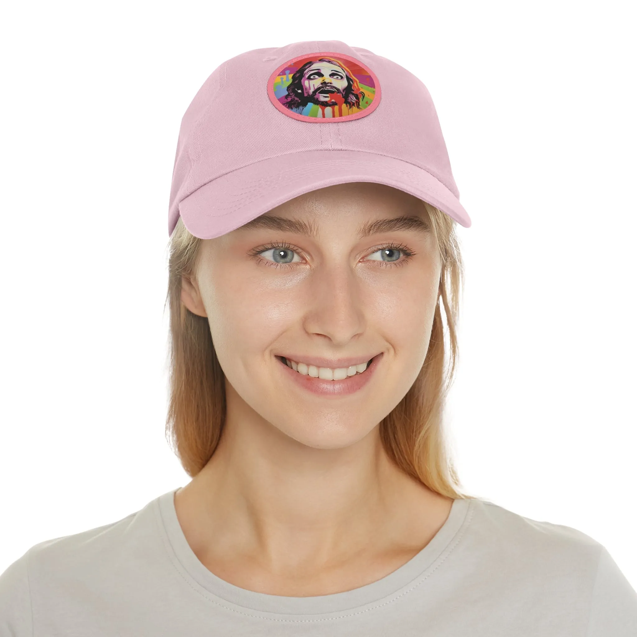 Jesu Christ Dad Hat Leather Patch V3