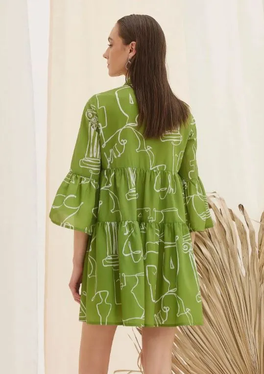 Kallisto Mini Ruffle Dress