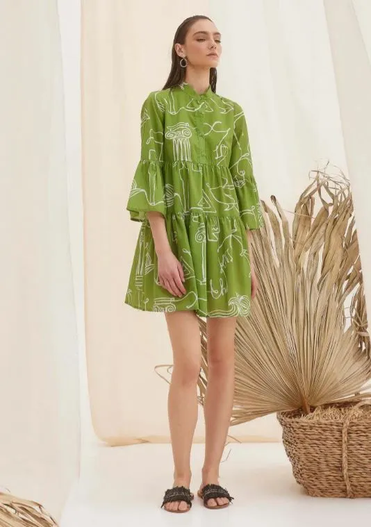 Kallisto Mini Ruffle Dress
