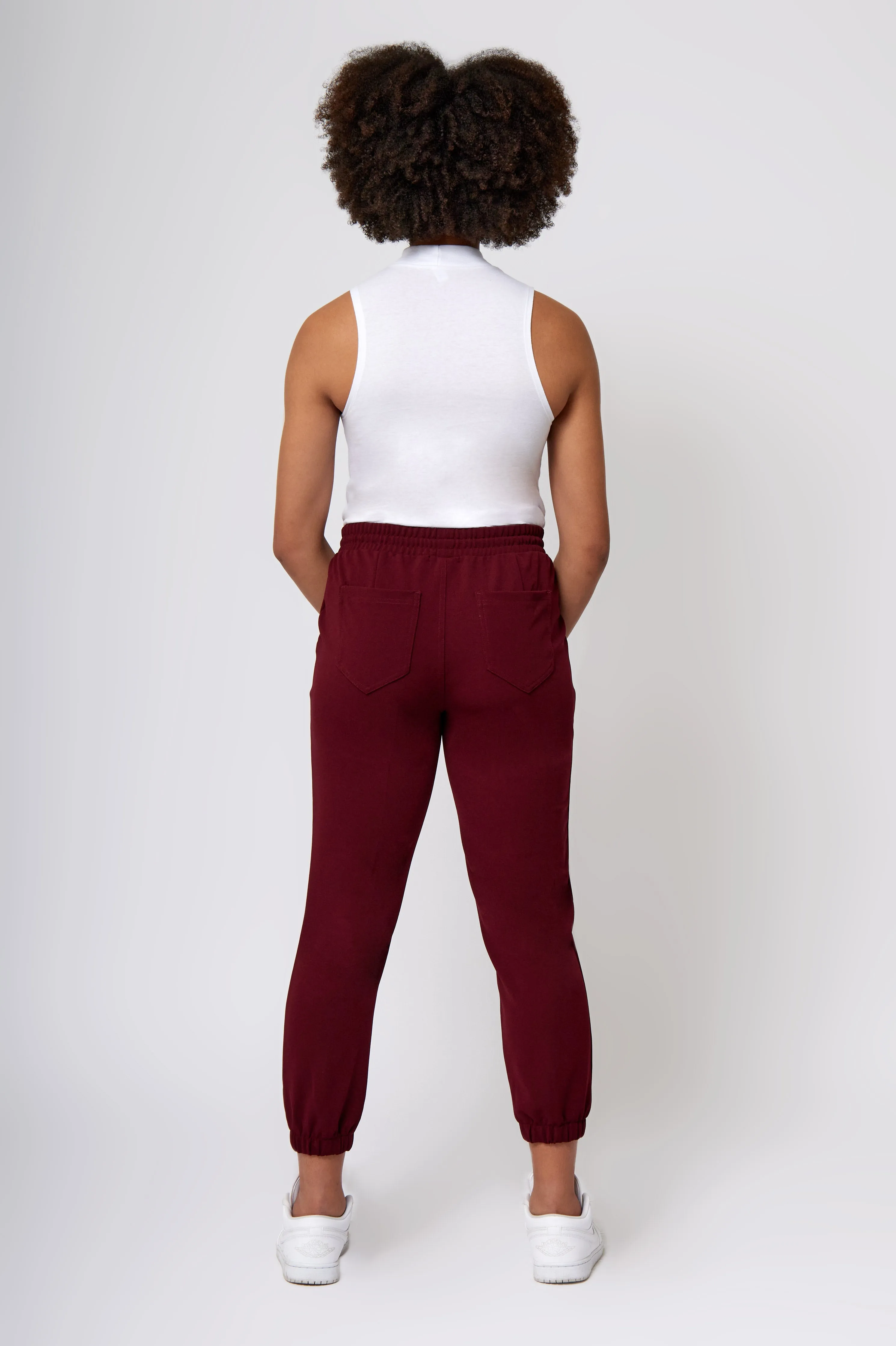 Knit Crepe Jogger