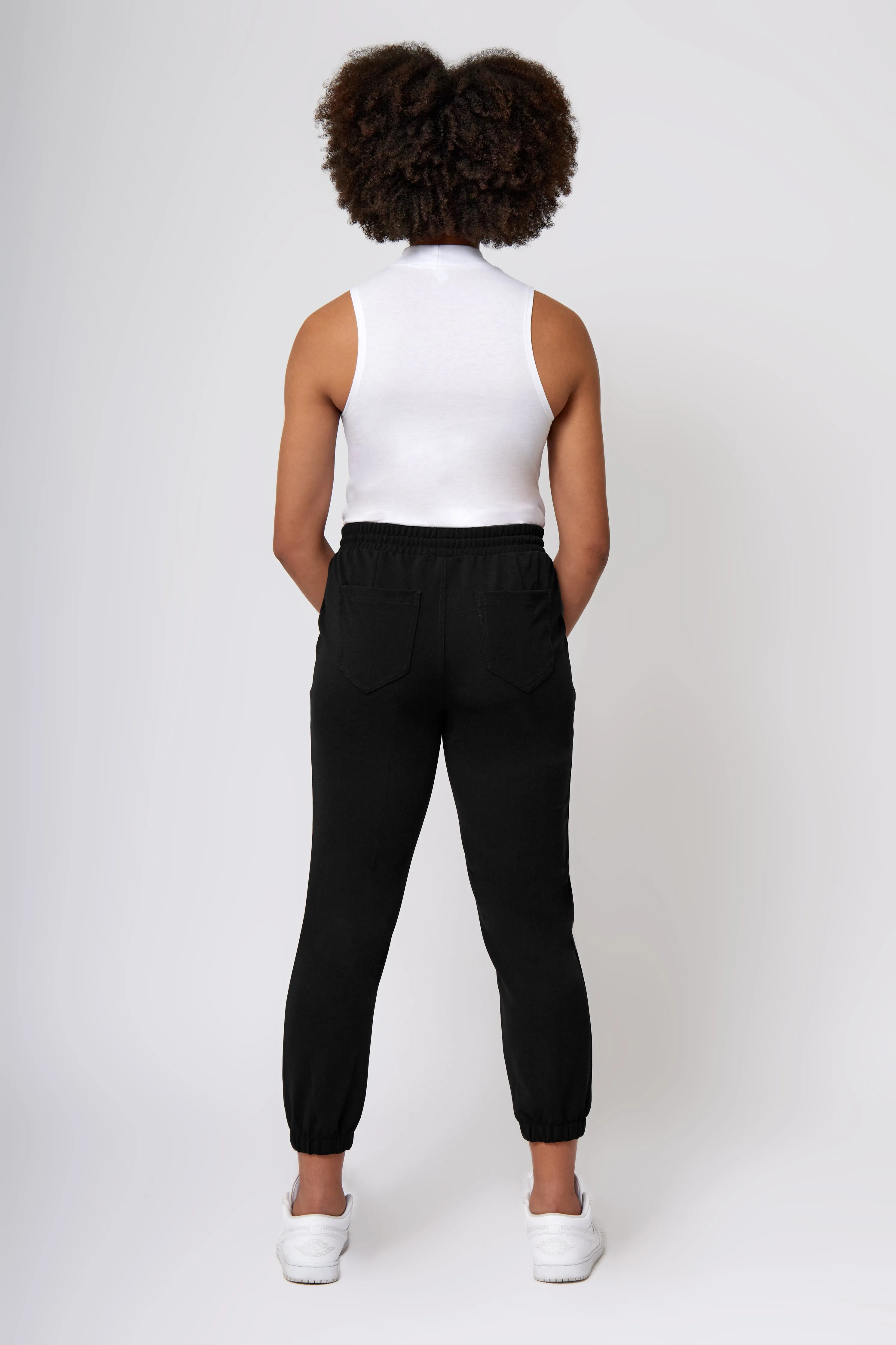 Knit Crepe Jogger