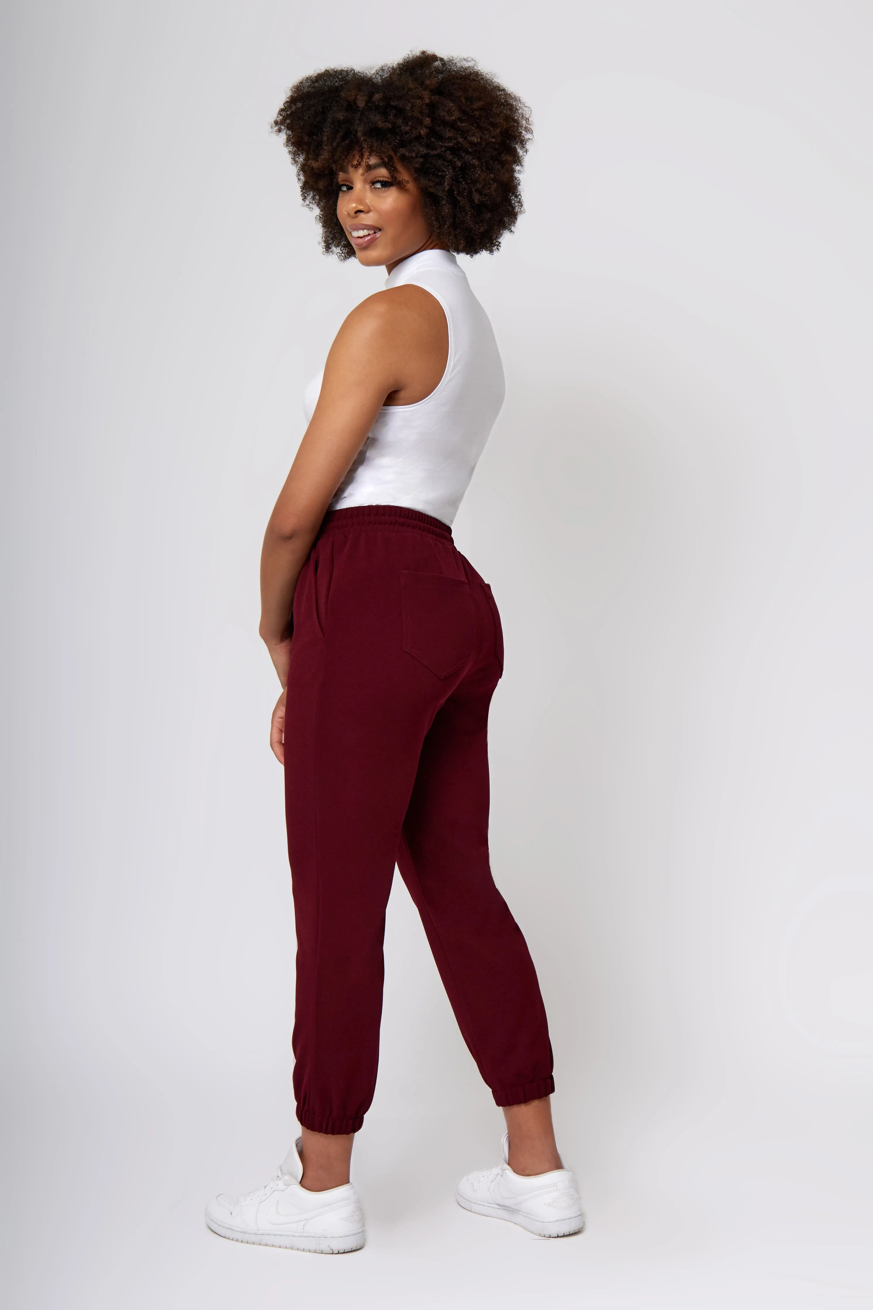Knit Crepe Jogger