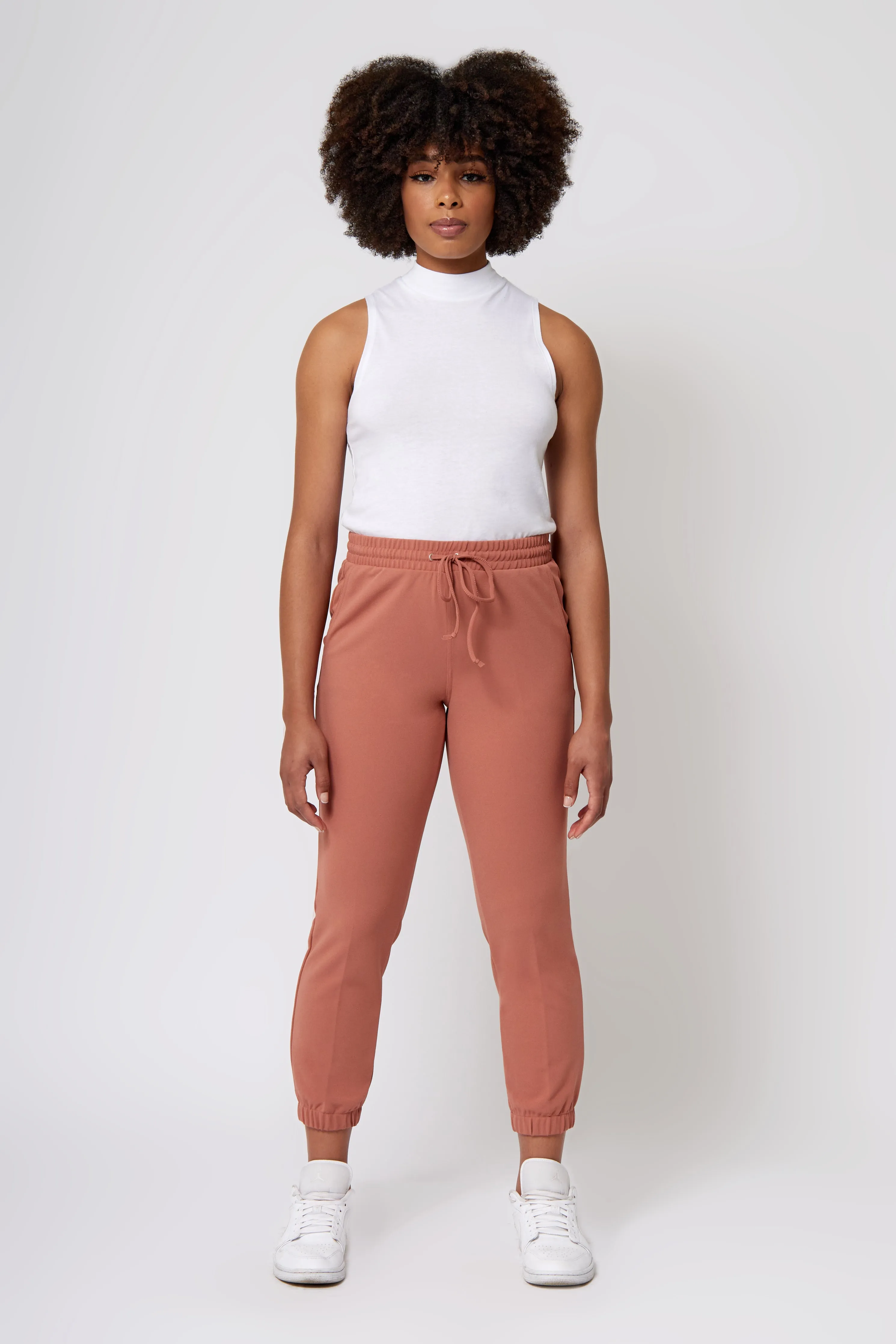 Knit Crepe Jogger