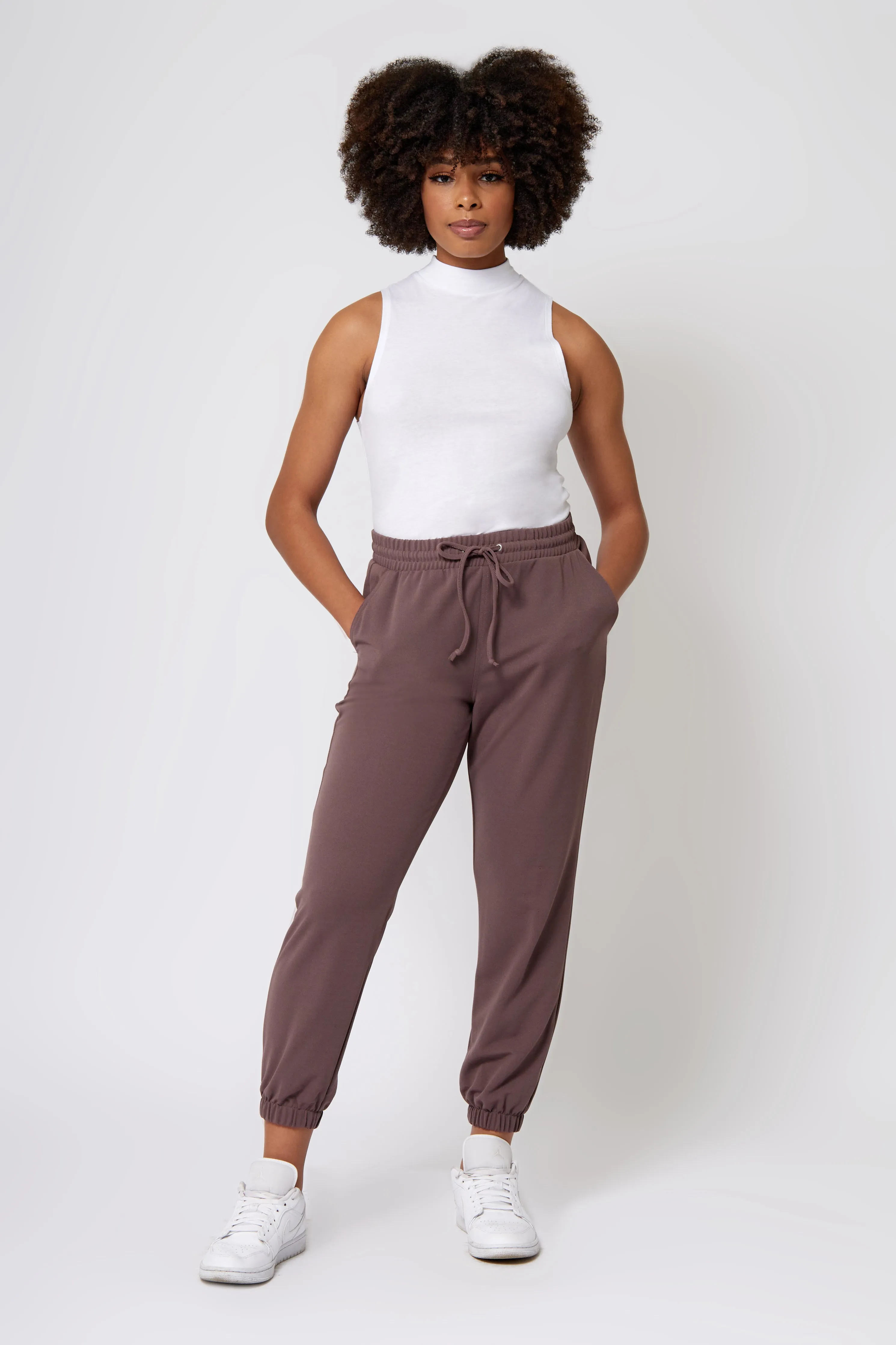 Knit Crepe Jogger