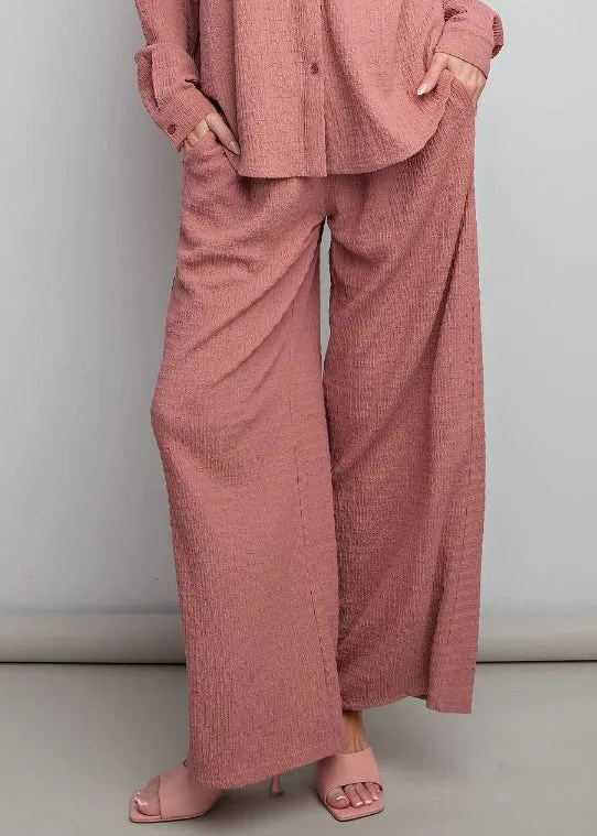 Knit Straight Leg Pants