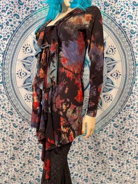Large Michael Martelli REVERSE Waterfall Cardigan #2
