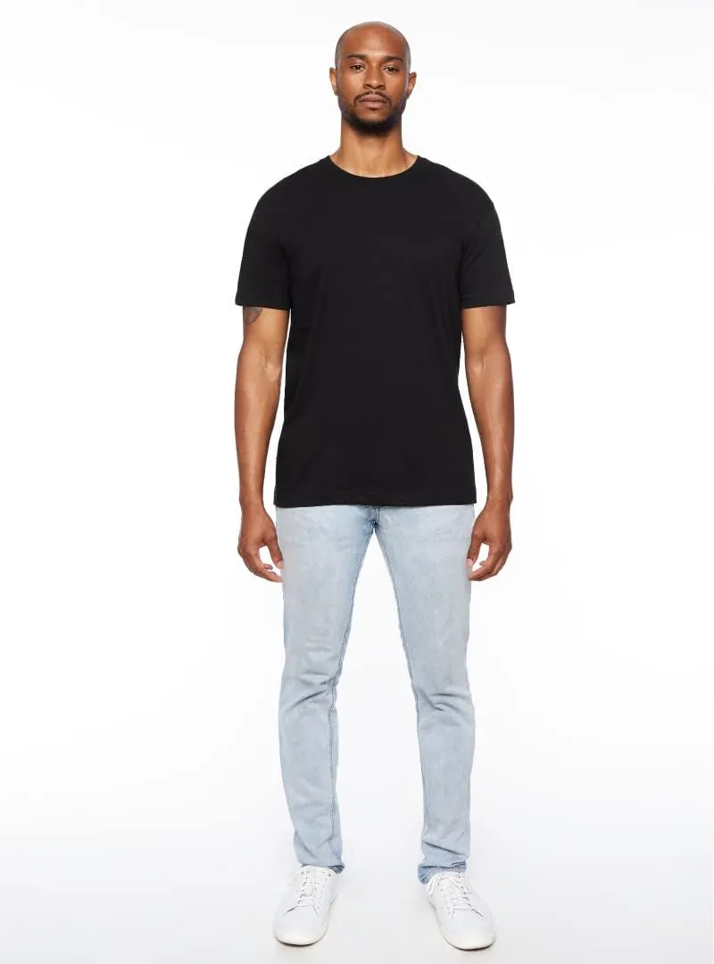 LAT Adult Unisex Crew Neck Short Sleeve Soft Cotton T-Shirt 5 Pack