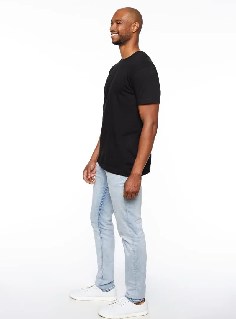 LAT Adult Unisex Crew Neck Short Sleeve Soft Cotton T-Shirt 5 Pack