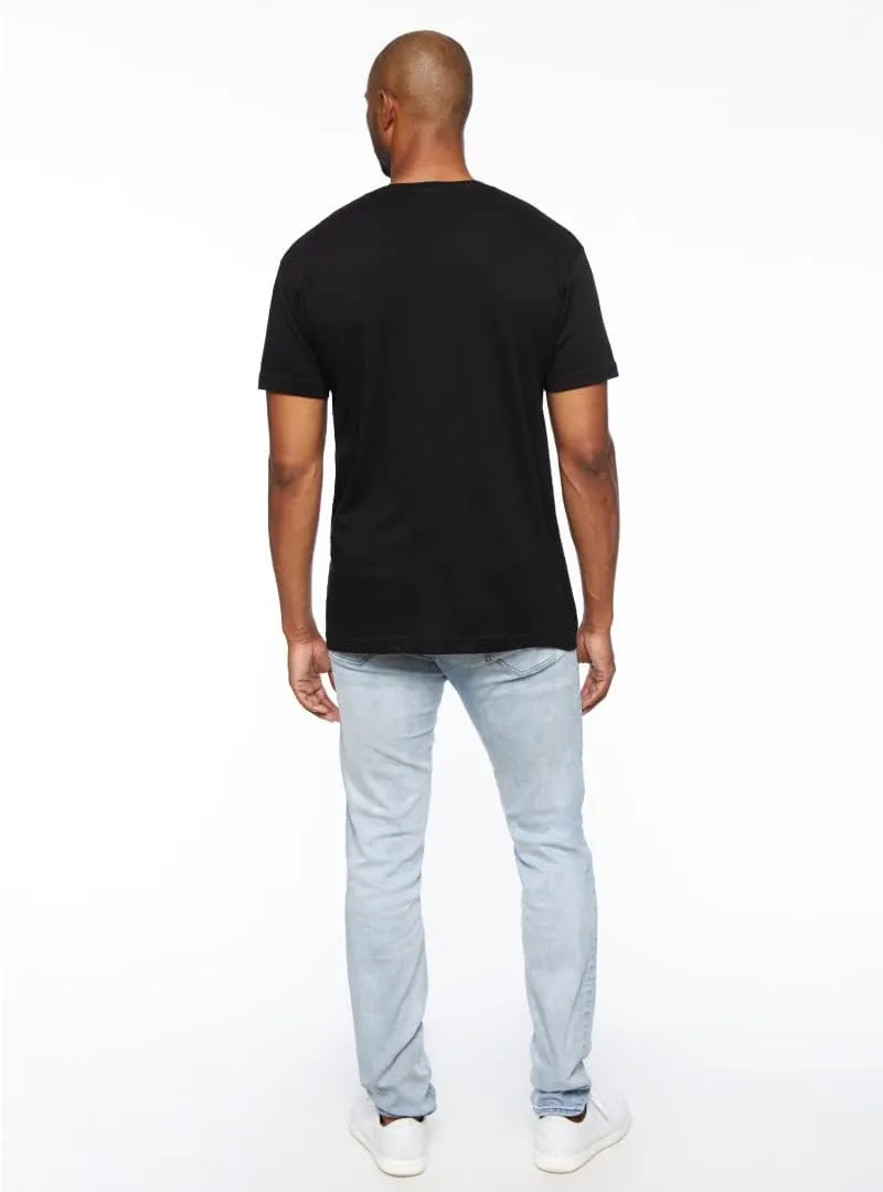 LAT Adult Unisex Crew Neck Short Sleeve Soft Cotton T-Shirt 5 Pack