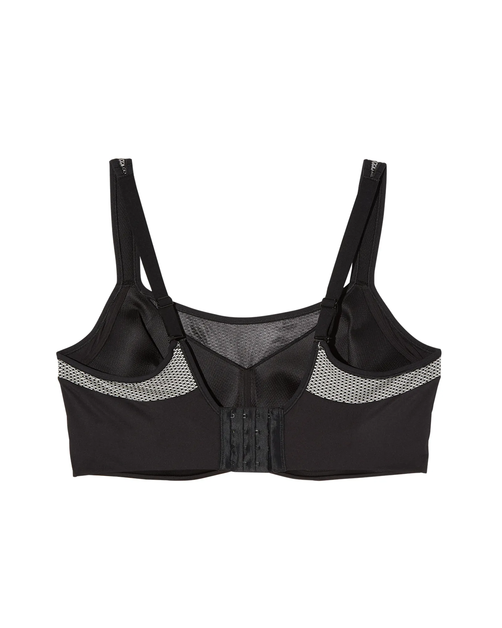 Lena Sports Bra | Black / Silver