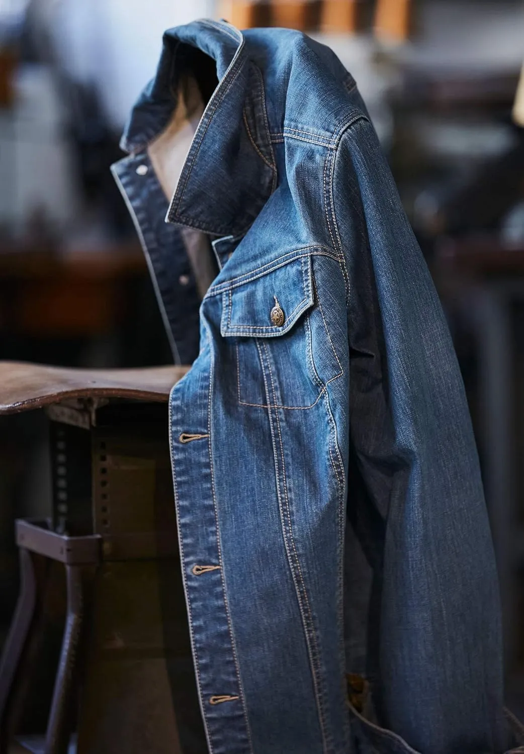Liberty Blues by Kingsize Men's Big & Tall Denim Jacket
