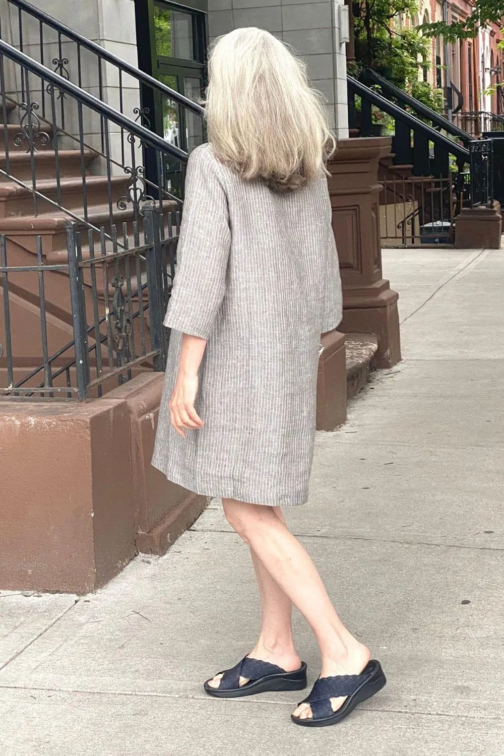 Linen Collared Dress