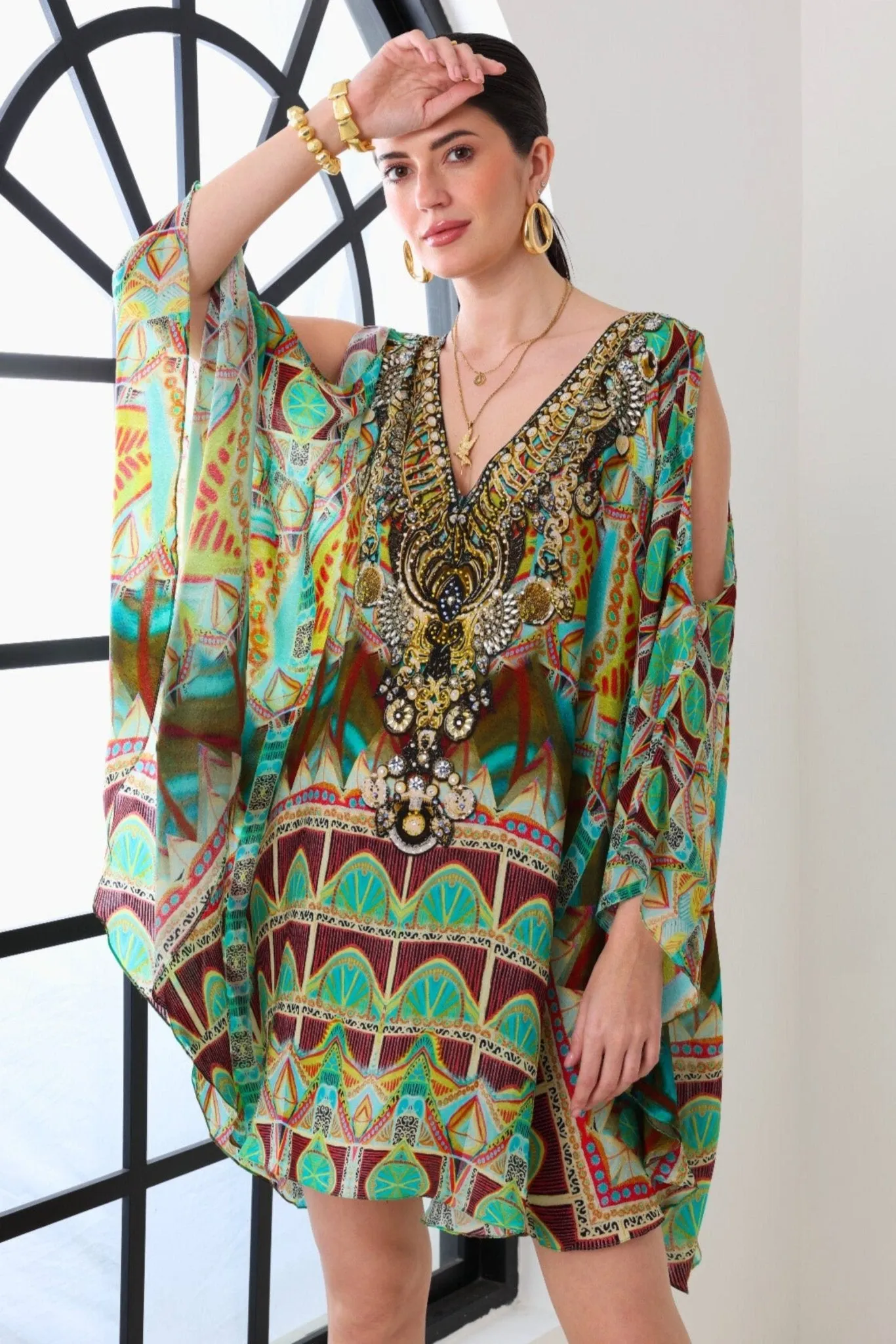 Lost In Laos Kaftan Dress